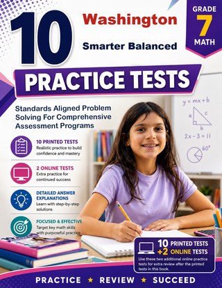 10 Washington Smarter Balanced Grade 7 Math Practice Tests