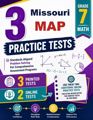 3 Missouri MAP Grade 7 Math Practice Tests
