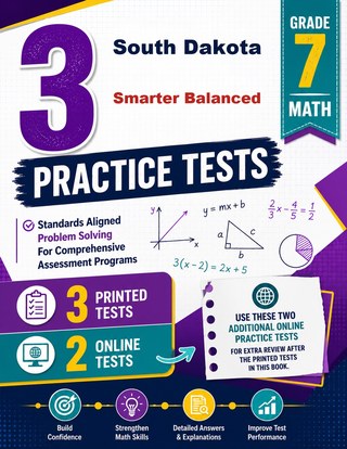 3 South Dakota Smarter Balanced Grade 7 Math Practice Tests