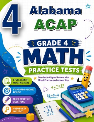 4 Alabama ACAP Grade 4 Math Practice Tests