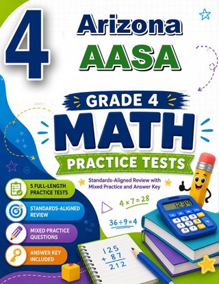 4 Arizona AASA Grade 4 Math Practice Tests