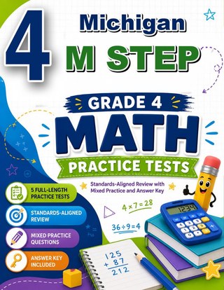 4 Michigan M STEP Grade 4 Math Practice Tests