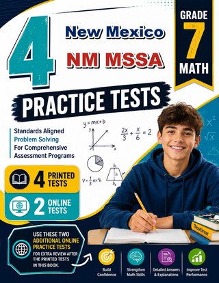 4 New Mexico NM MSSA Grade 7 Math Practice Tests
