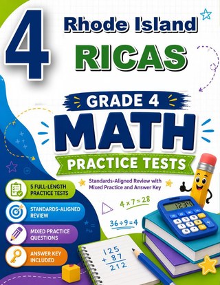 4 Rhode Island RICAS Grade 4 Math Practice Tests