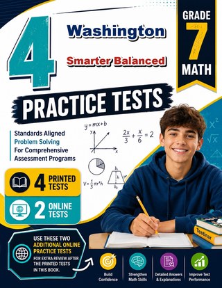 4 Washington Smarter Balanced Grade 7 Math Practice Tests