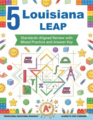 5 Louisiana LEAP Grade 4 Math Practice Tests
