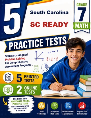 5 South Carolina SC READY Grade 7 Math Practice Tests