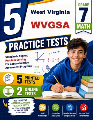 5 West Virginia WVGSA Grade 7 Math Practice Tests