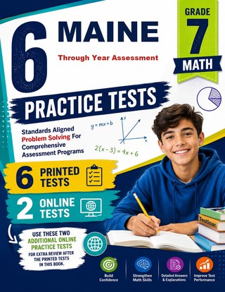 6 Maine Through Year Assessment Grade 7 Math Practice Tests