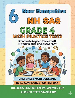 6 New Hampshire NH SAS Grade 4 Math Practice Tests