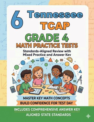 6 Tennessee TCAP Grade 4 Math Practice Tests