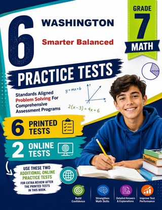 6 Washington Smarter Balanced Grade 7 Math Practice Tests