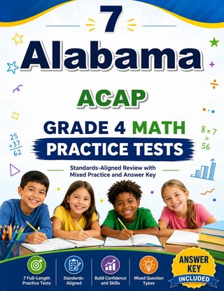 7 Alabama ACAP Grade 4 Math Practice Tests