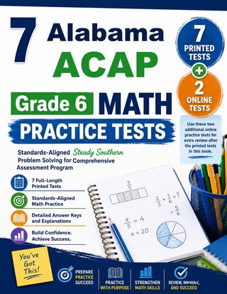 7 Alabama ACAP Grade 6 Math Practice Tests