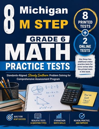 8 Michigan M STEP Grade 6 Math Practice Tests