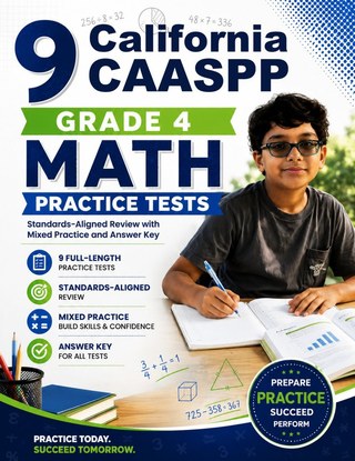 9 California CAASPP Grade 4 Math Practice Tests