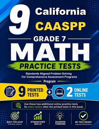 9 California CAASPP Grade 7 Math Practice Tests