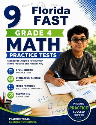 9 Florida FAST Grade 4 Math Practice Tests