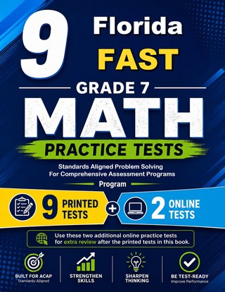 9 Florida FAST Grade 7 Math Practice Tests