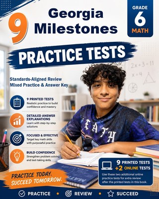 9 Georgia Milestones Grade 6 Math Practice Tests