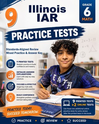 9 Illinois IAR Grade 6 Math Practice Tests