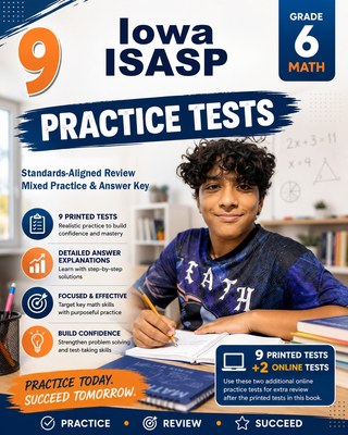 9 Iowa ISASP Grade 6 Math Practice Tests