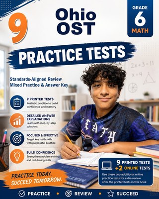 9 Ohio OST Grade 6 Math Practice Tests