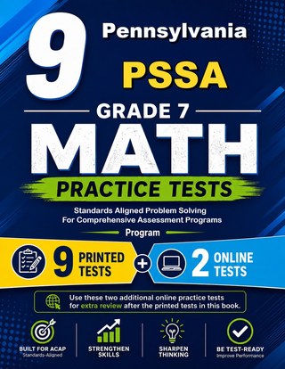 9 Pennsylvania PSSA Grade 7 Math Practice Tests