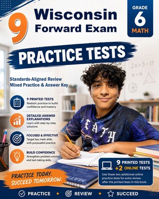9 Wisconsin Forward Exam Grade 6 Math Practice Tests