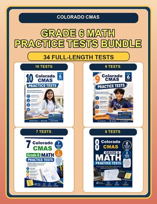 The Colorado CMAS Grade 6 Math Practice Tests Bundle