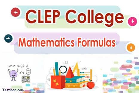 CLEP College Mathematics Formulas