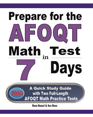 Prepare for the AFOQT Math Test in 7 Days
