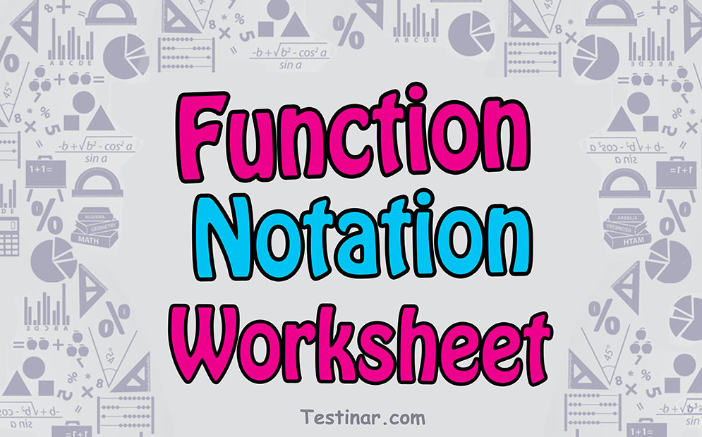 Function Notation worksheets