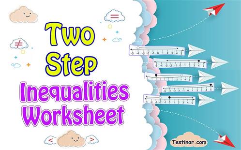 Two Step Inequalities worksheets