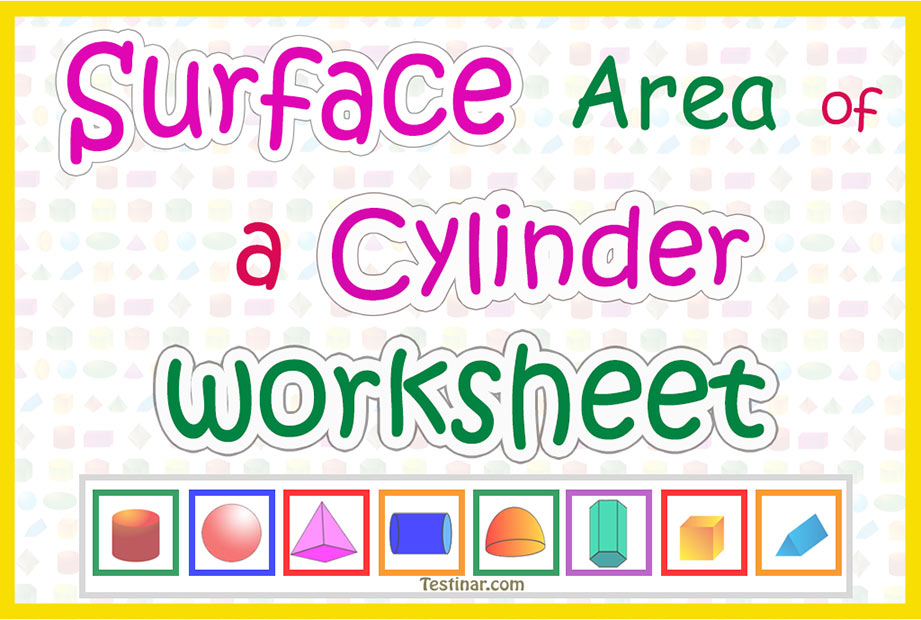 Surface Area of a Cylinder worksheets