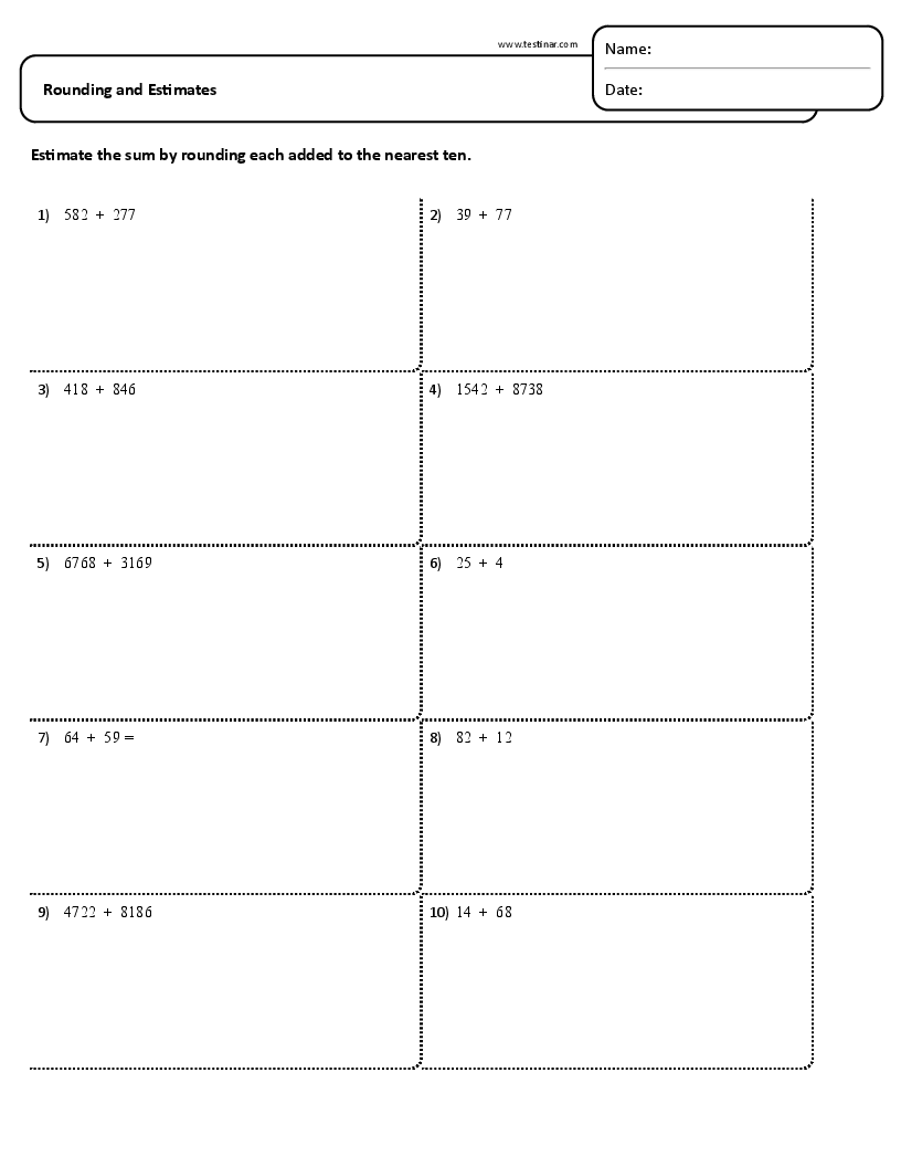 Rounding and Estimates