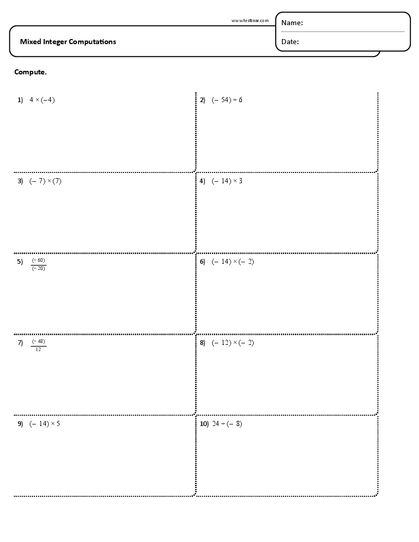 Mixed Integer Computations
