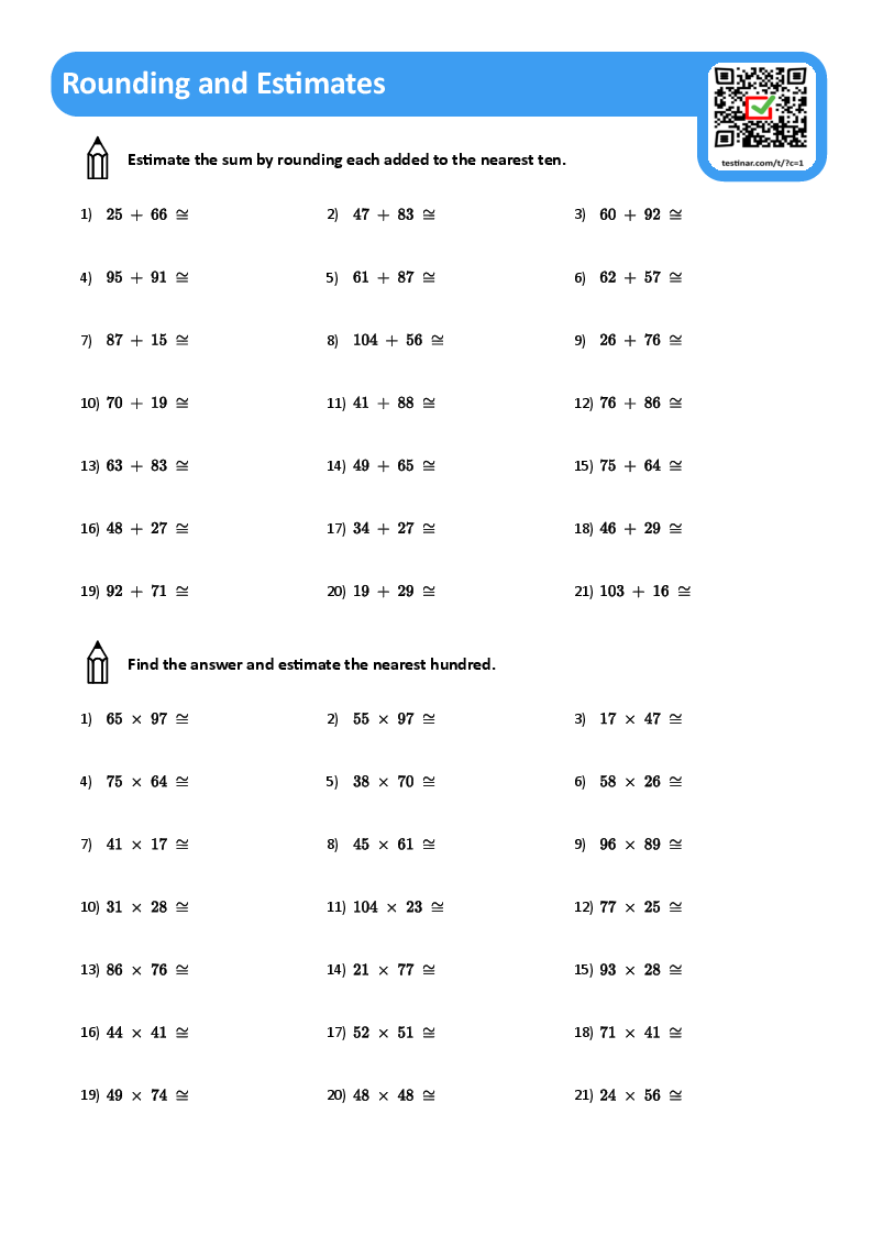 Rounding and Estimates