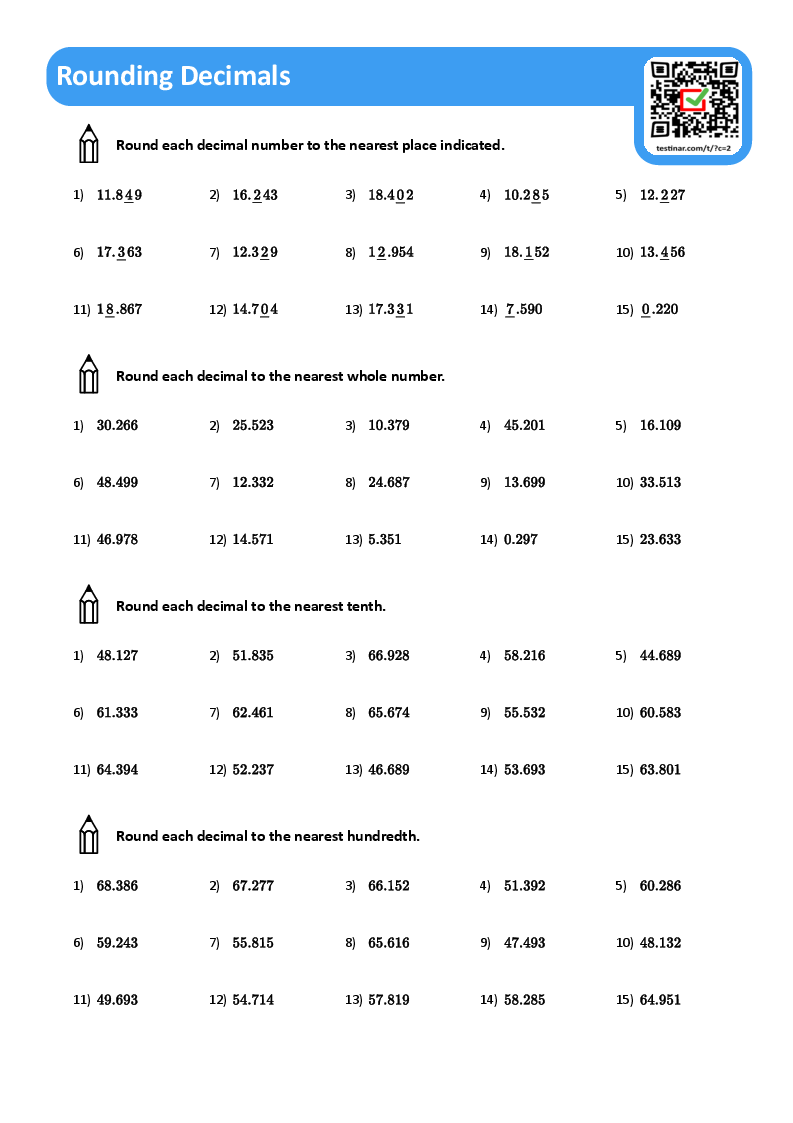 Rounding Decimals