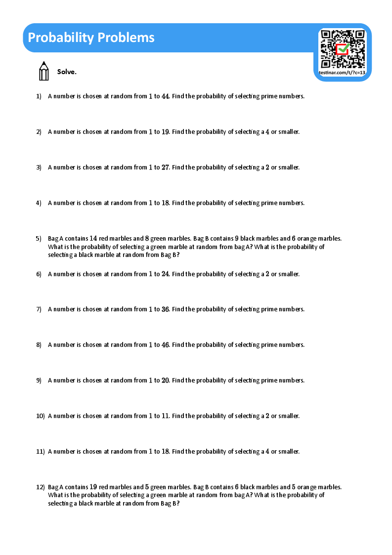 Probability Problems