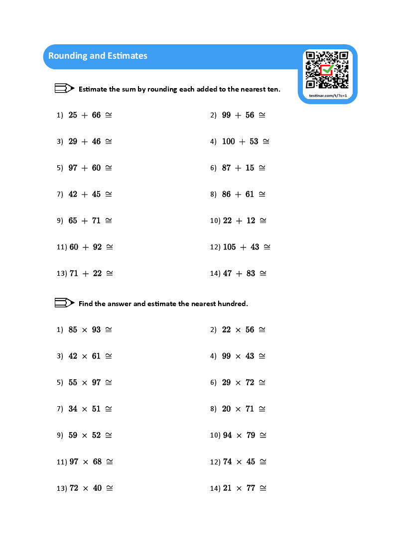 Rounding and Estimates