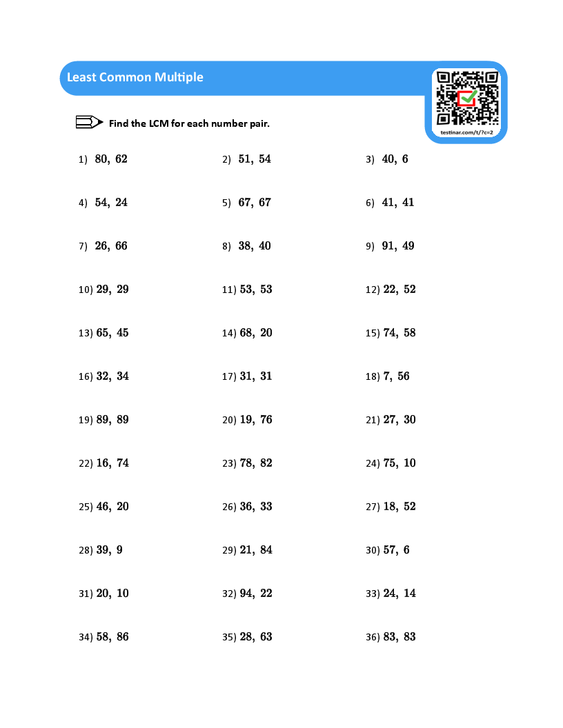 Least Common Multiple