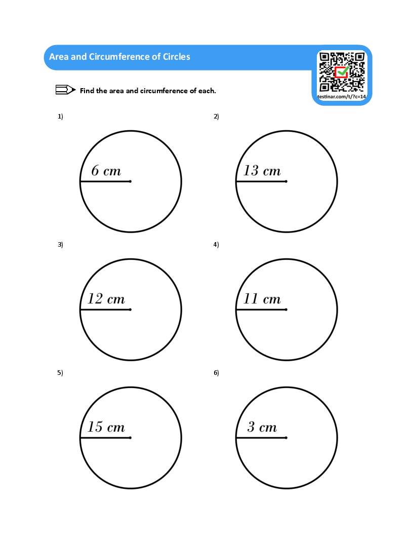 Area and Circumference of Circles