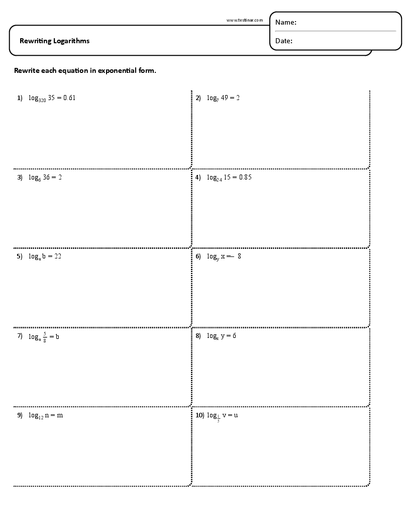 Rewriting Logarithms